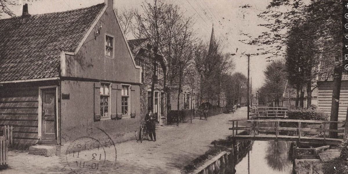 Kerkbuurt in Assendelft in 1910